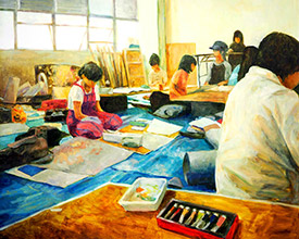 目の前とその先