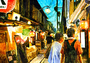 素材の試/華街の踊